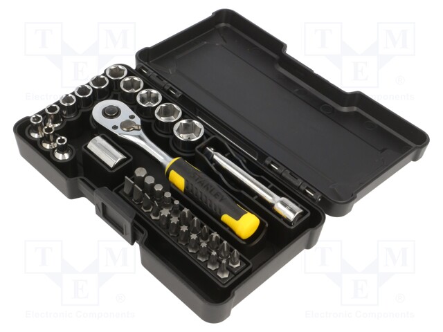 | socket | - spanner; Wrenches TME set STL-STMT82672-0 Electronic 37pcs.; STANLEY STMT82672-0 Mounting: components - 1/4\