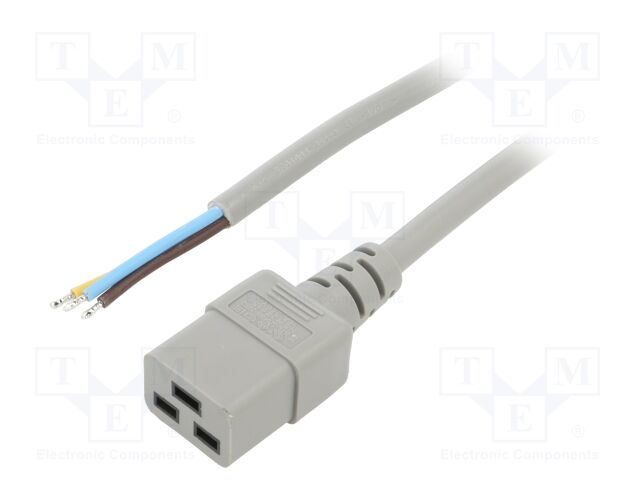 LT-549 H05VV-F 3X1.5 GRY 3M END ROJ LT-549 H05VV-F 3X1.5 GRY 3M END ROJ