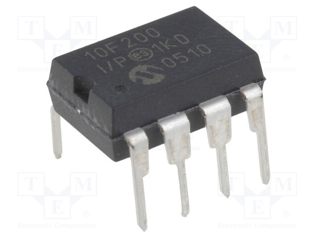 MICROCHIP TECHNOLOGY PIC10F200-I/P - IC: PIC microcontroller