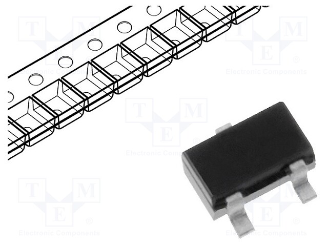 DIODES INCORPORATED MMBT3904T-7-F - Transistor: NPN