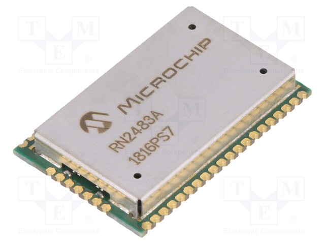 MICROCHIP TECHNOLOGY RN2483A-I/RM104 - Module: transceiver
