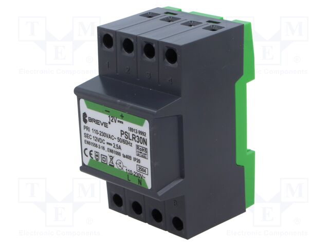 PSLR30N 230/12VDC 2.5A PSLR30N 230/12VDC 2.5A