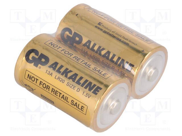 Trouble Begging assembly GP R20A GP - Baterie: alcaline | 1,5V; D; nereîncărcabilă; 2buc.;  BAT-LR20/GP-I-S2 | TME - Componente electronice