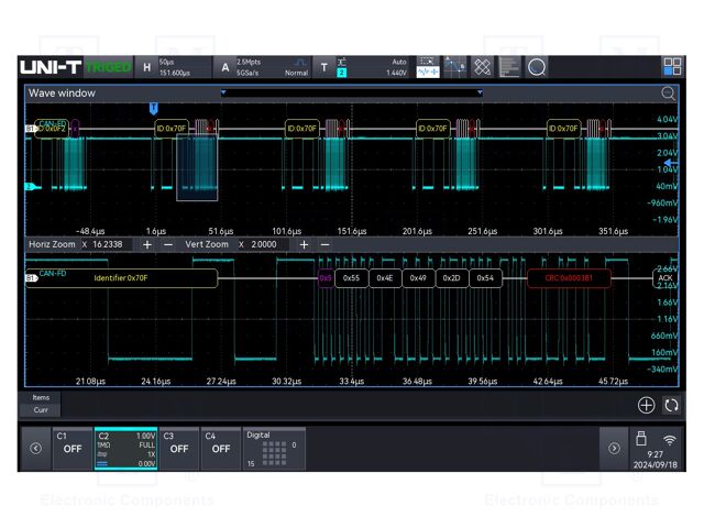 MSO3000X-CANFD MSO3000X-CANFD