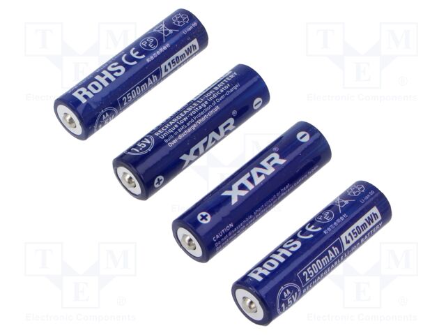 14500-1.5V 2500MAH LI-ION AA 14500-1.5V 2500MAH LI-ION AA