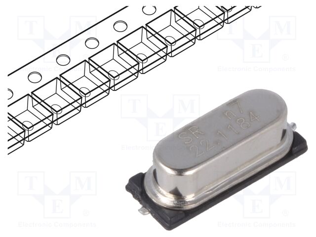 22.1184M-49SMD-SR 22.1184M-49SMD-SR