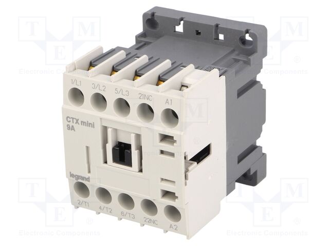 CTX3 MINI 3P 9A 1NC 230VAC CTX3 MINI 3P 9A 1NC 230VAC