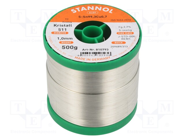 STANNOL 810793 - Soldering wire