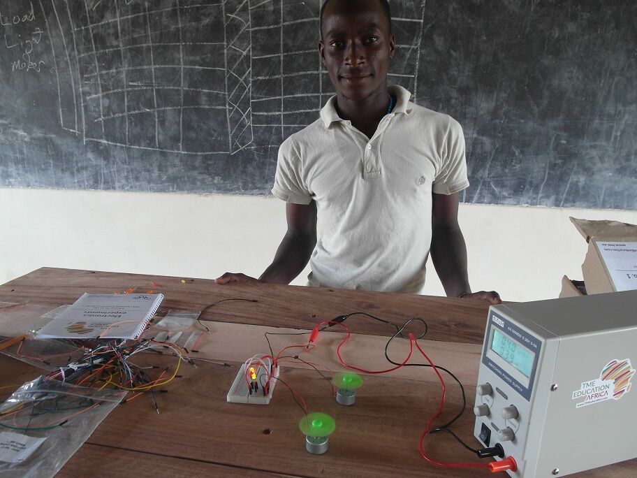 TME Education training at St. John Paul II Technical Institute in Kakooge