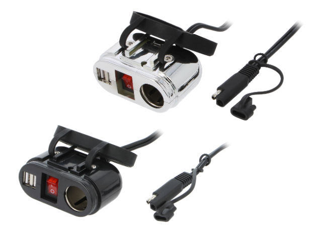 4CarMedia製オートバイ用USB電源