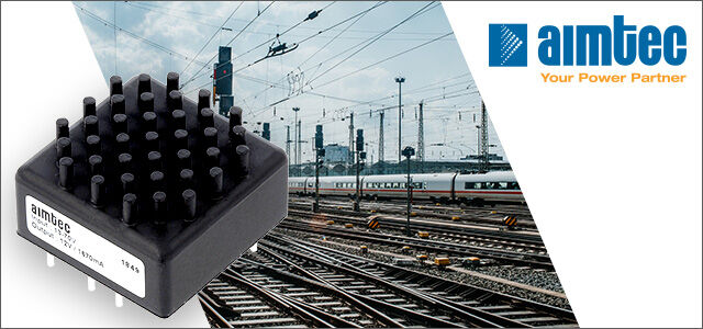 Serie AM20CWR-ZK, 20W CC-CC para aplicaciones ferroviarias