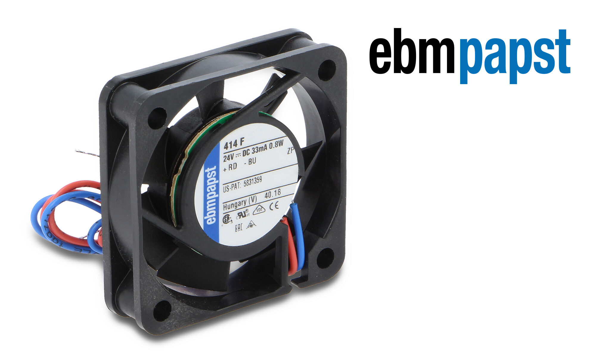 Ventilador universal y silencioso de la marca EBM-PAPST
