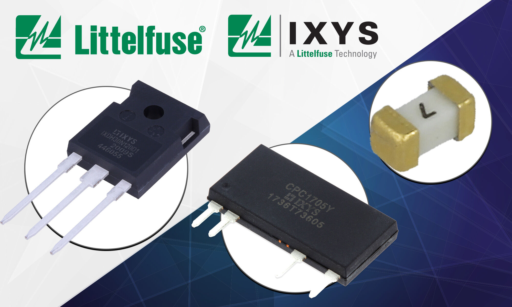 Resumen de componentes LITTELFUSE y IXYS