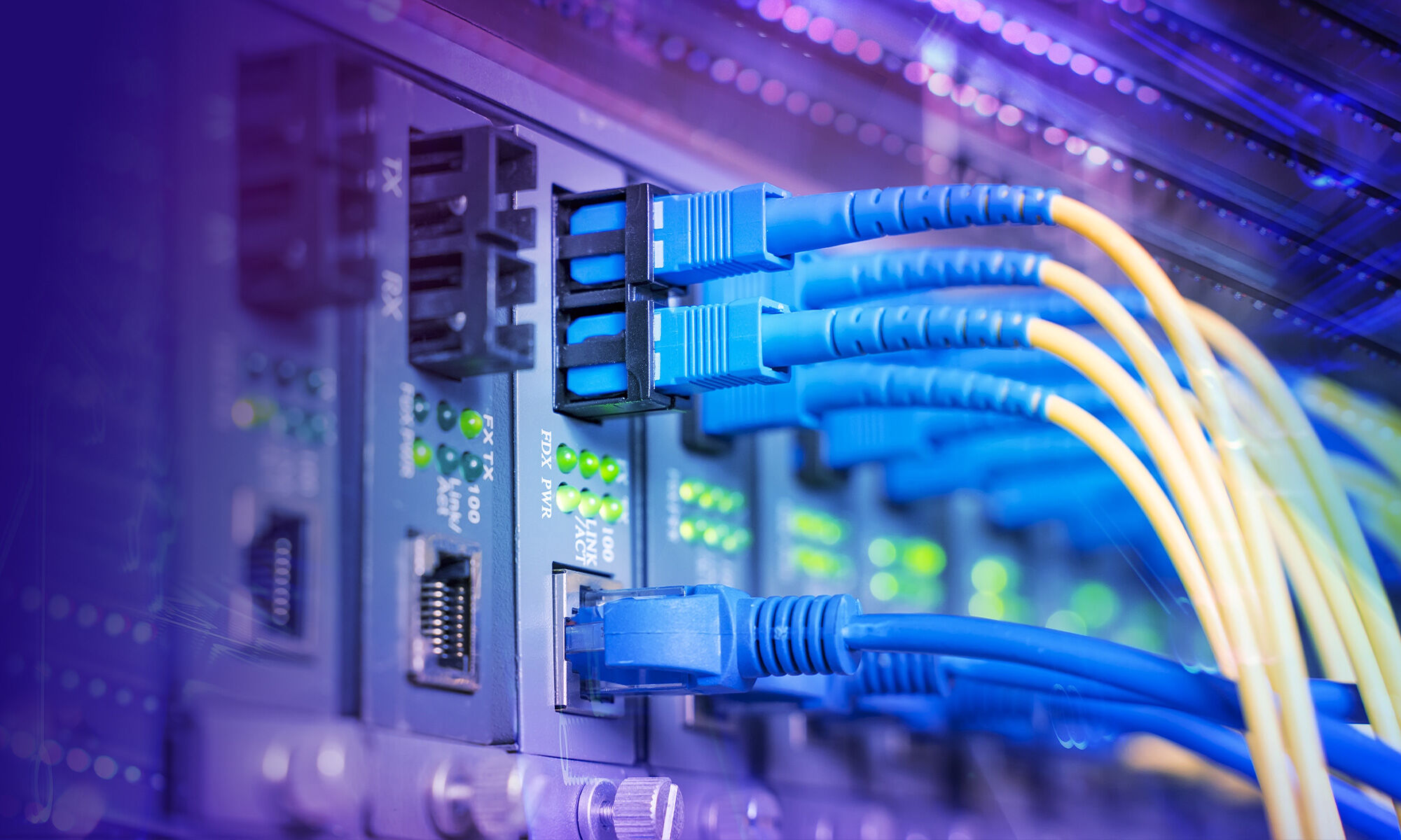 Fibre optic cables and connectors available at TME