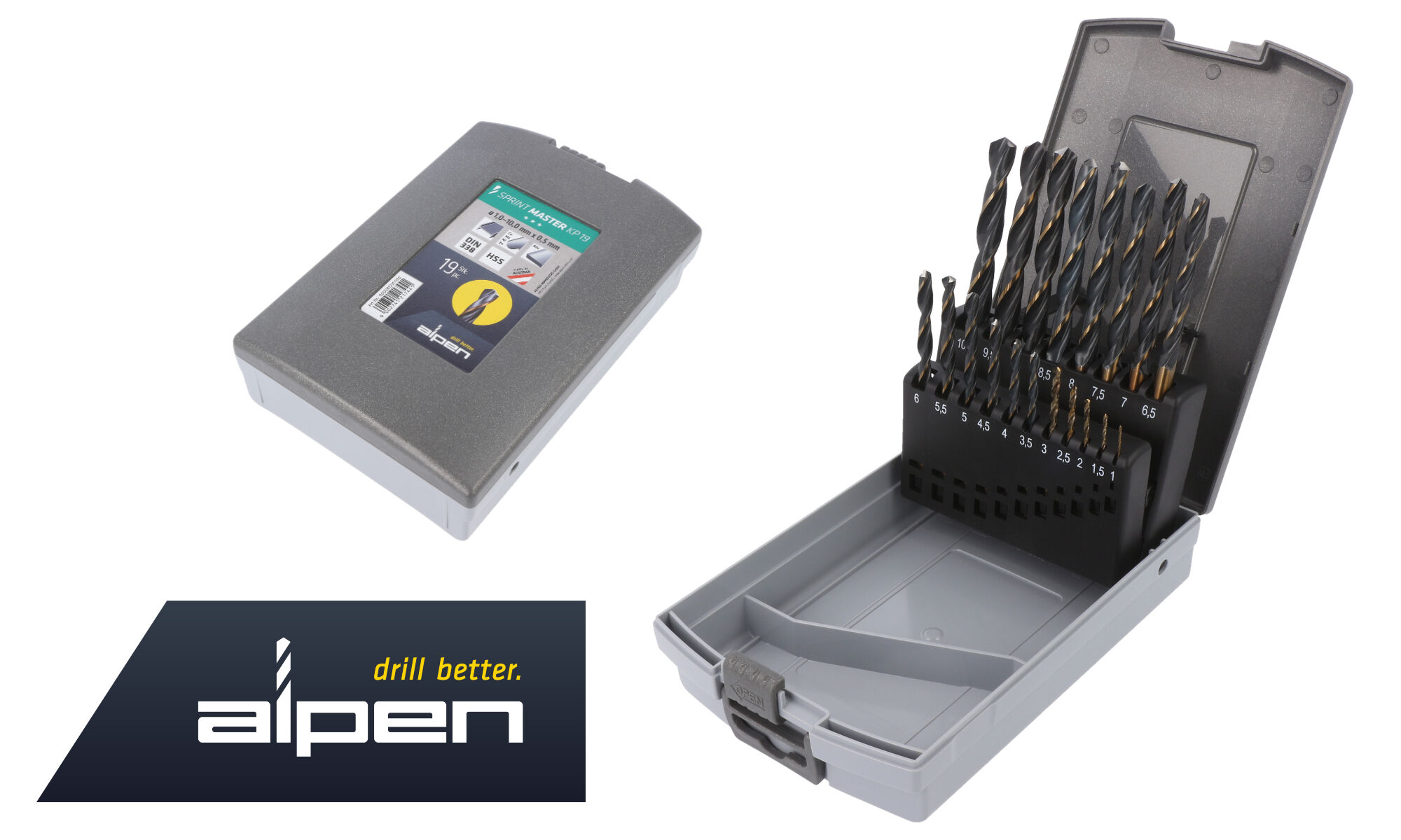 Conjunto de brocas para metal Sprint Master