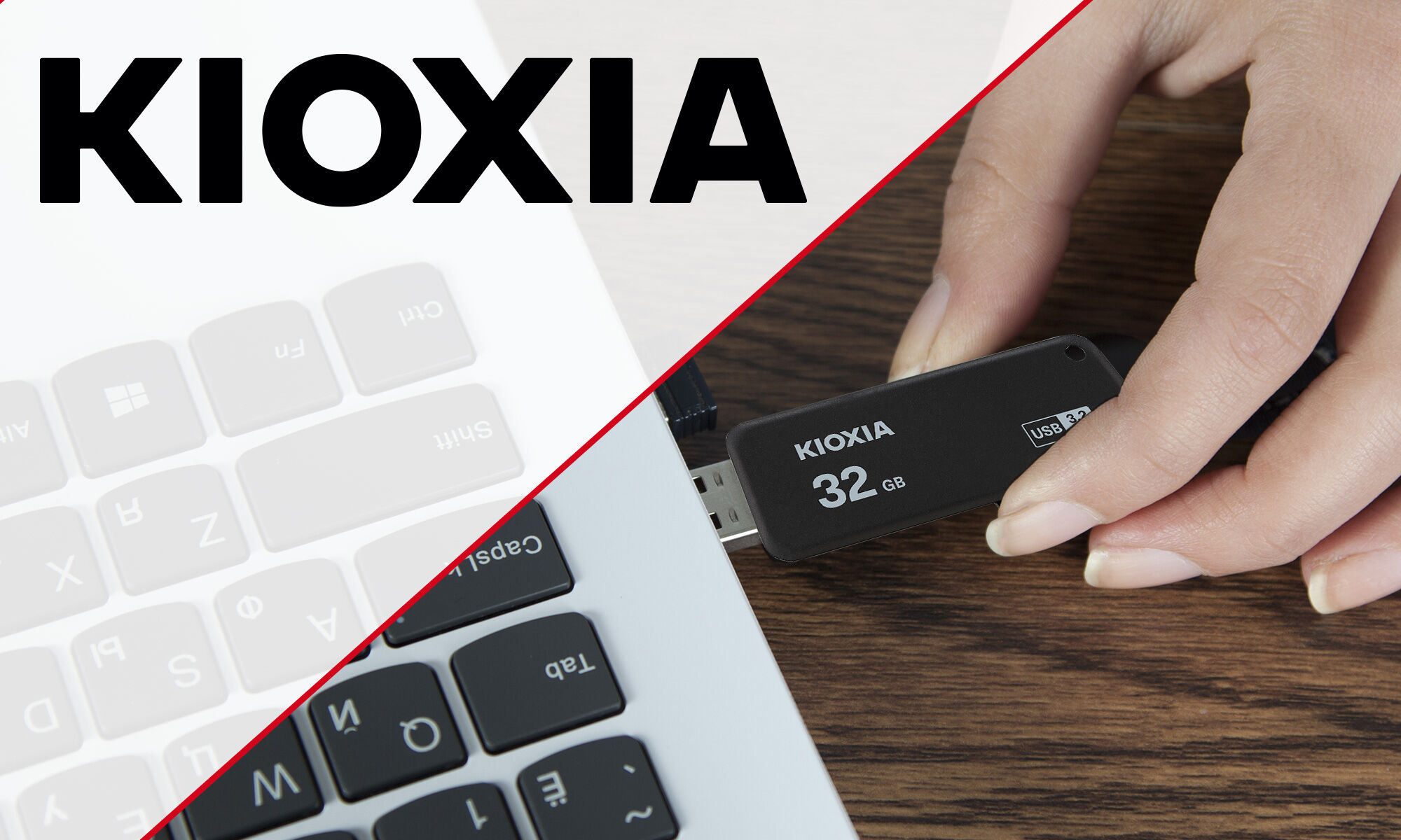 KIOXIA – valken, berggoden en digitale gegevensdragers