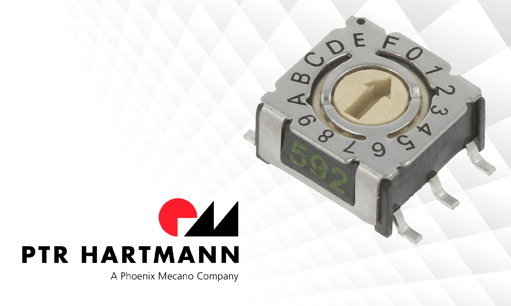 Interruptores deslizantes y puntos de ajuste de código de PTR Hartmann