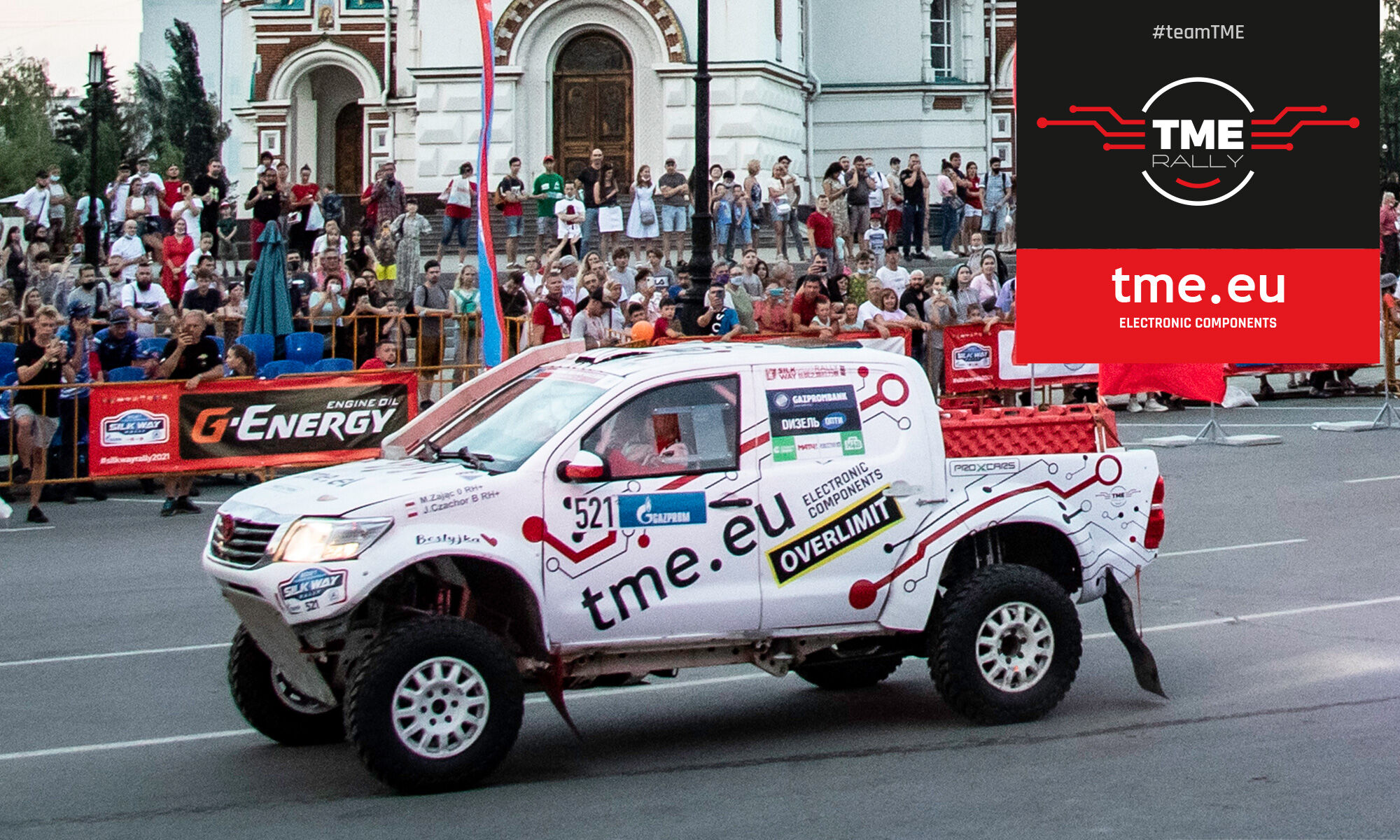 TME Rally en el inicio del Silk Way Rally