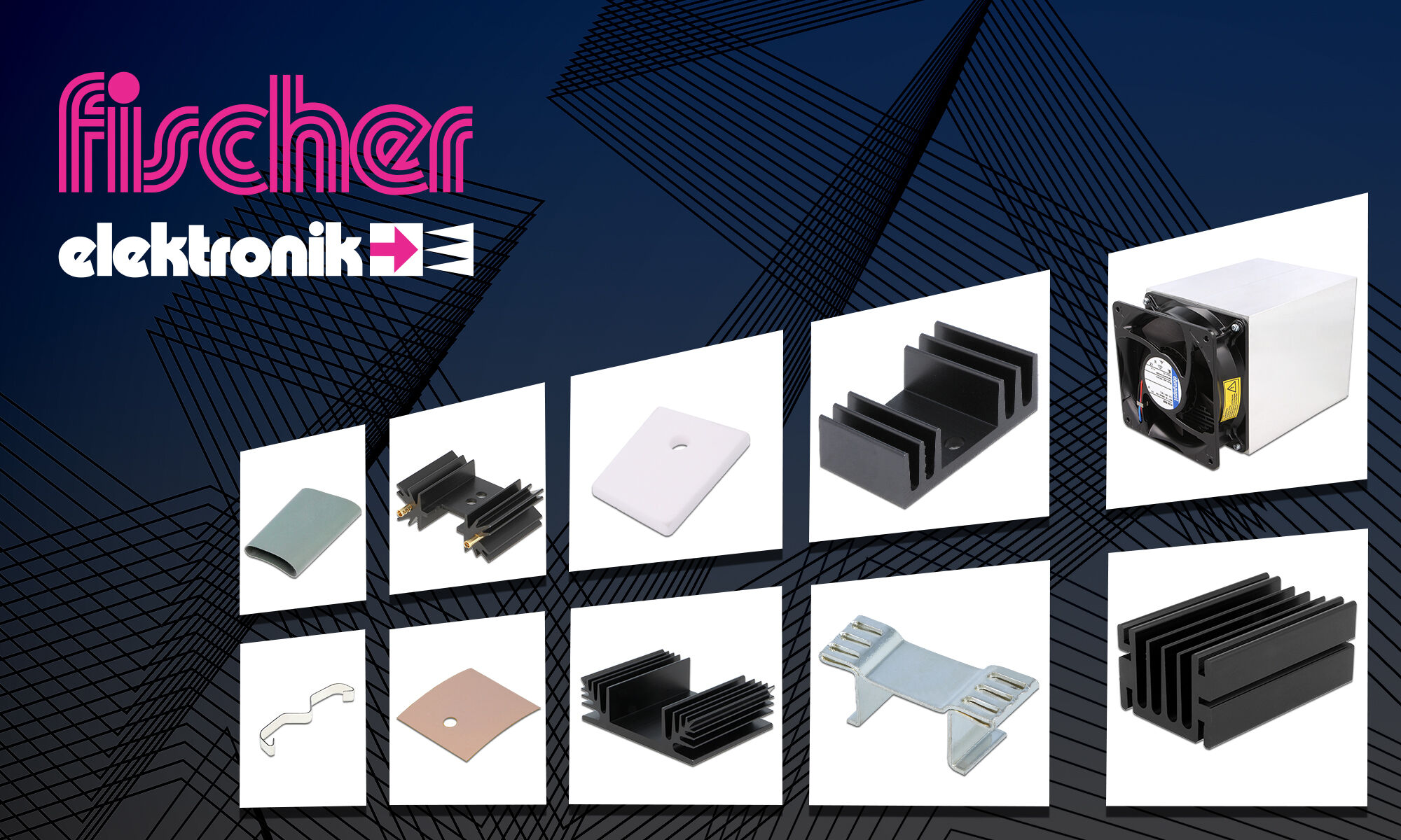 Disipadores de calor y accesorios de la marca Fischer Elektronik