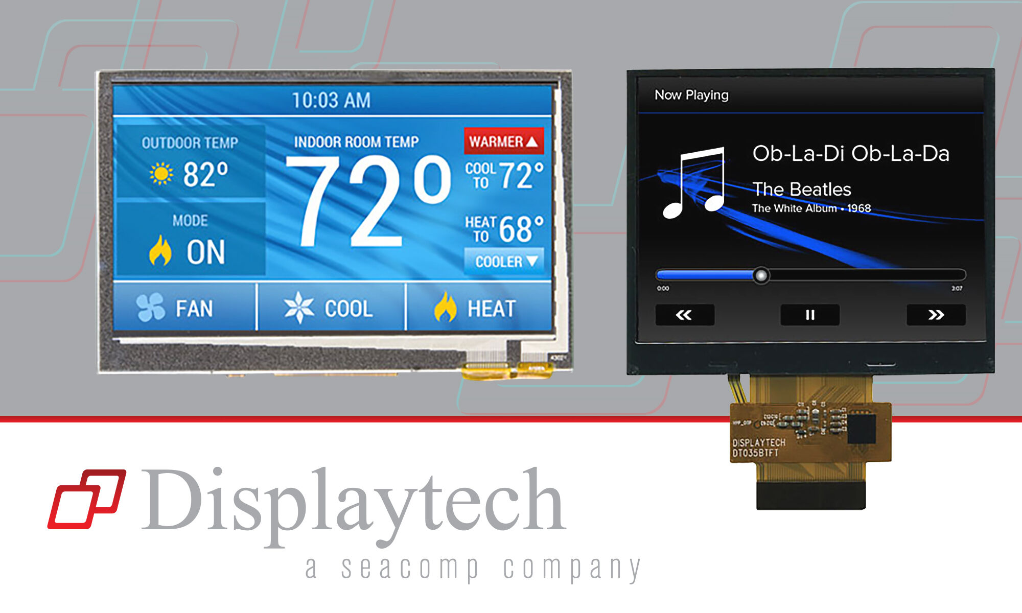 TME distribuidor autorizado de DISPLAYTECH