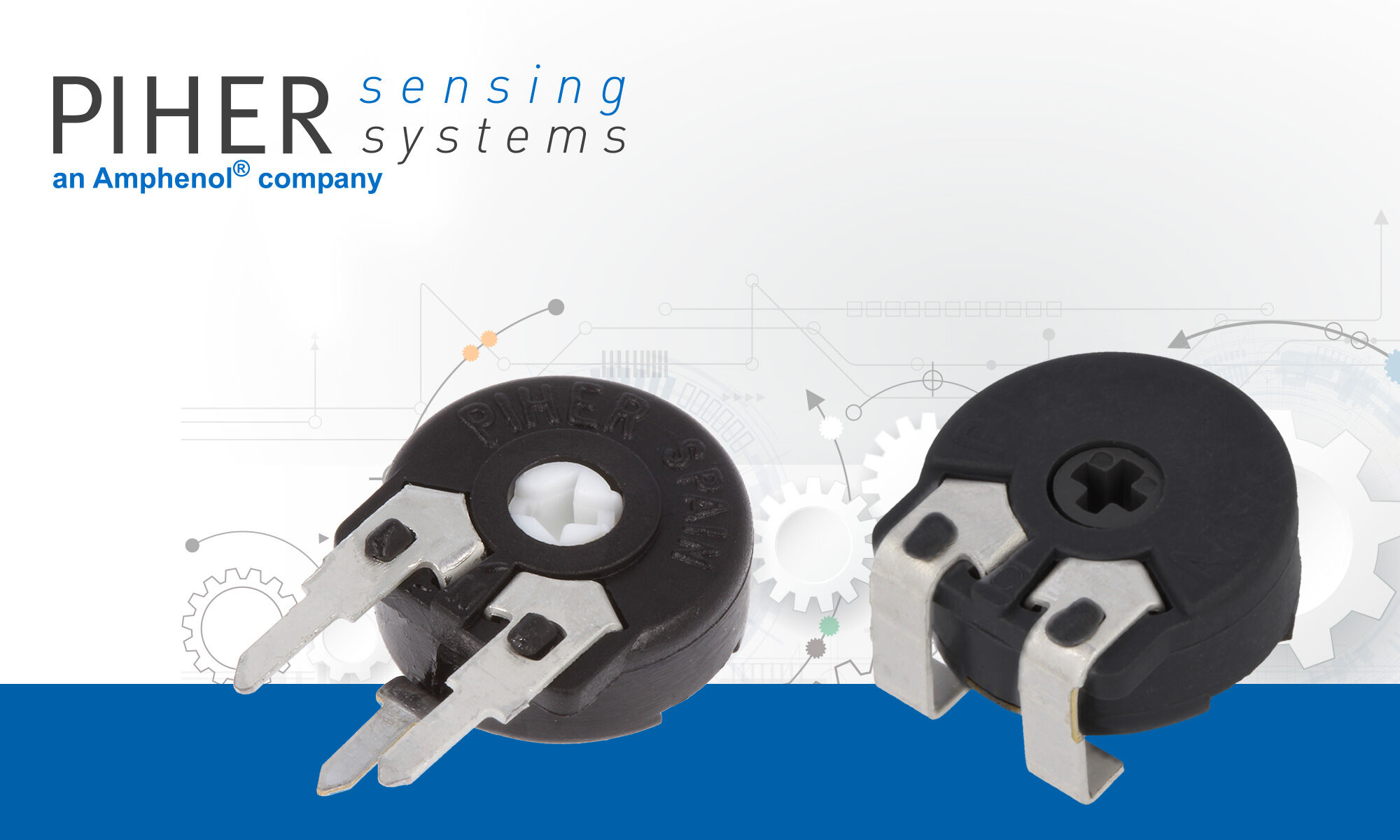 Piher Sensing Systems – potenciómetros de montaje