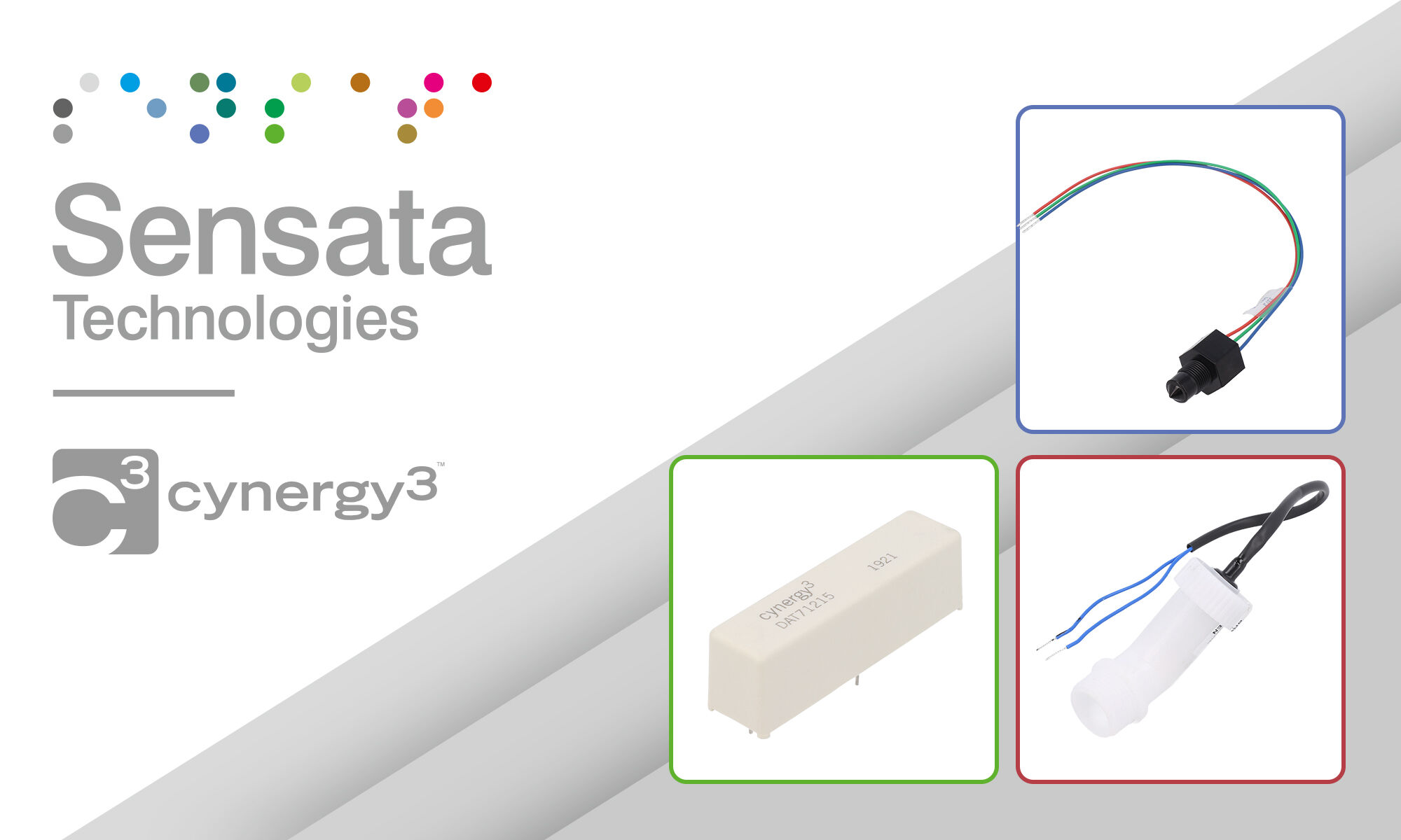 Artículos para automatización de la marca Cynergy3 del grupo Sensata