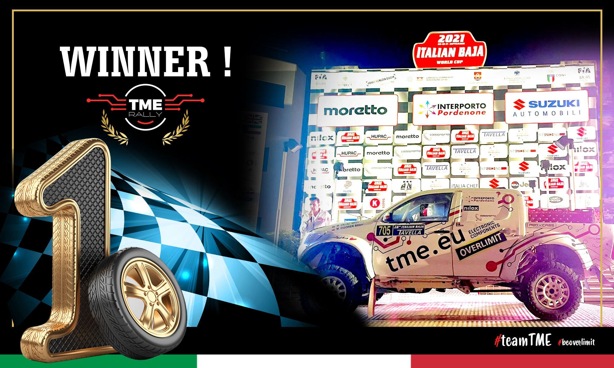 TME Rally triunfa en Italia