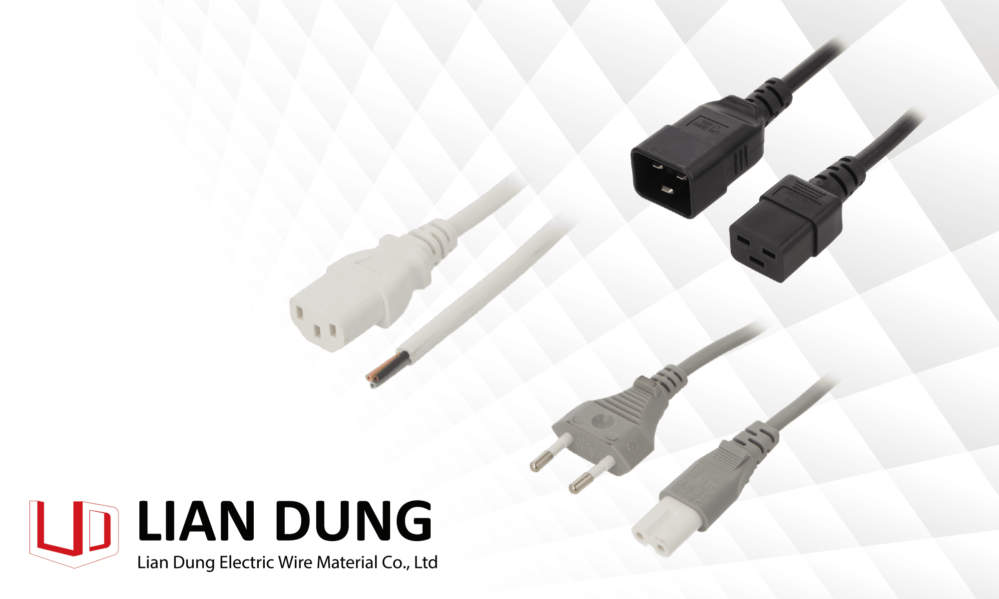 Cables de alimentación de la marca Lian Dung