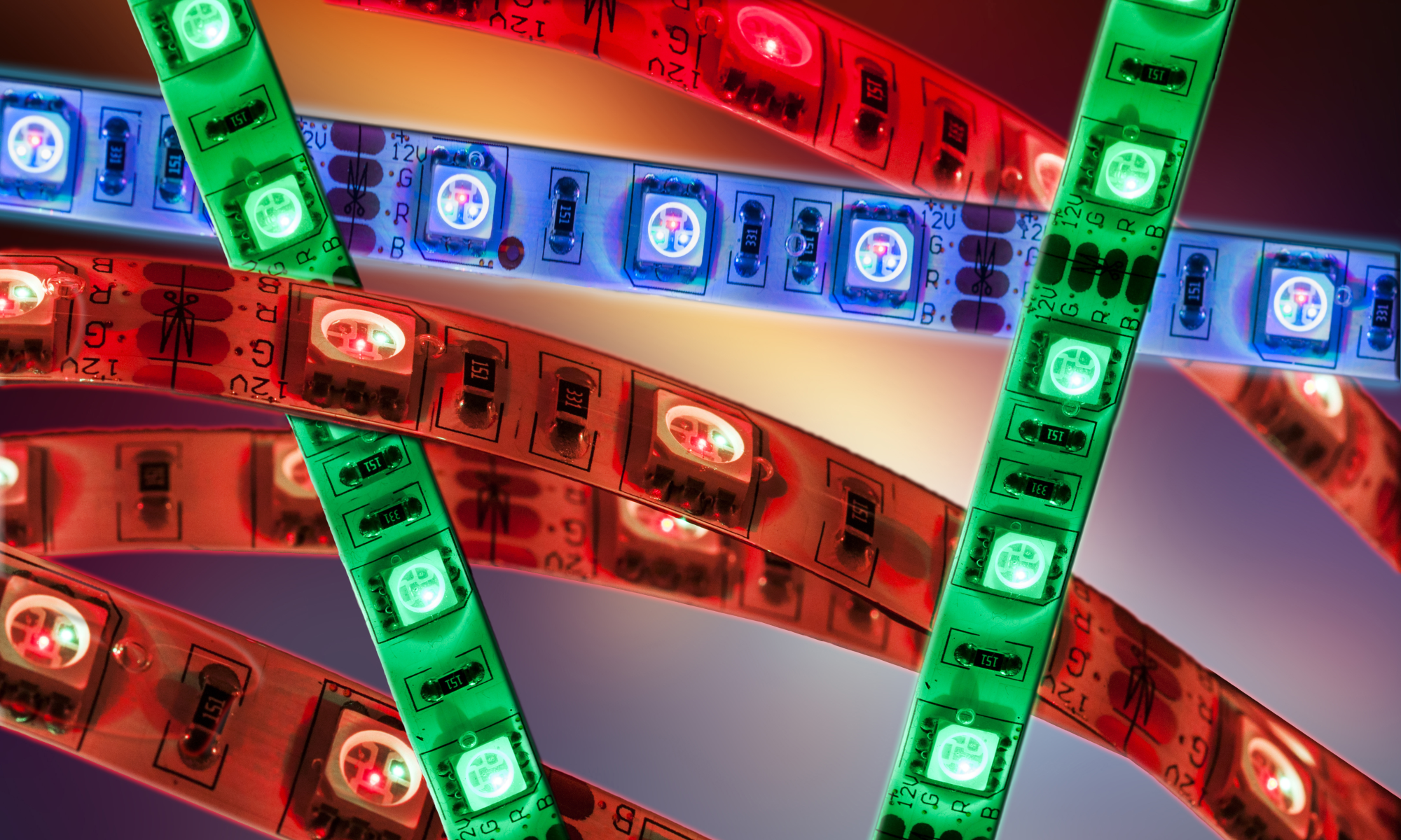 Installation and programming of RGB LED strips