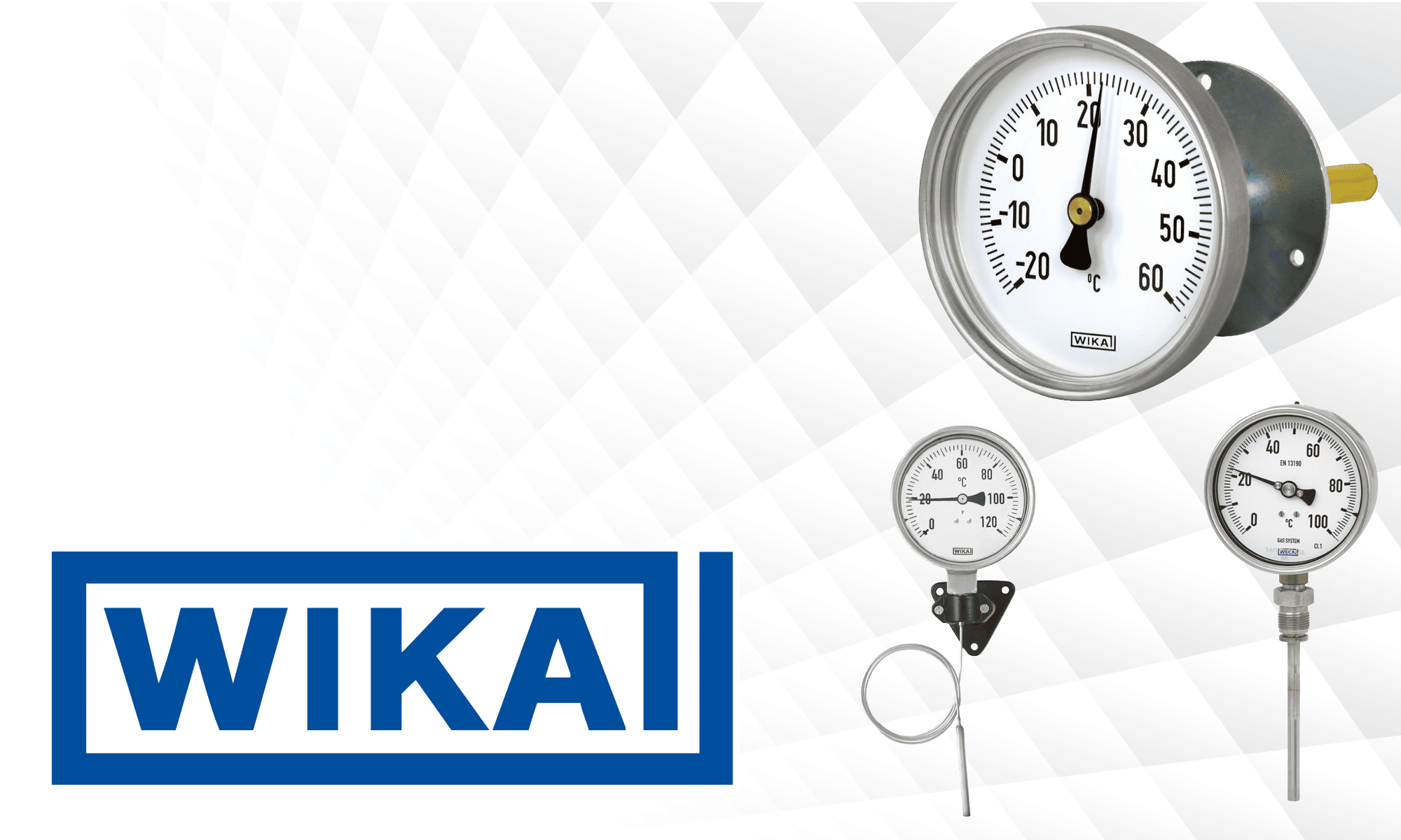 Termómetros analógicos de la marca WIKA