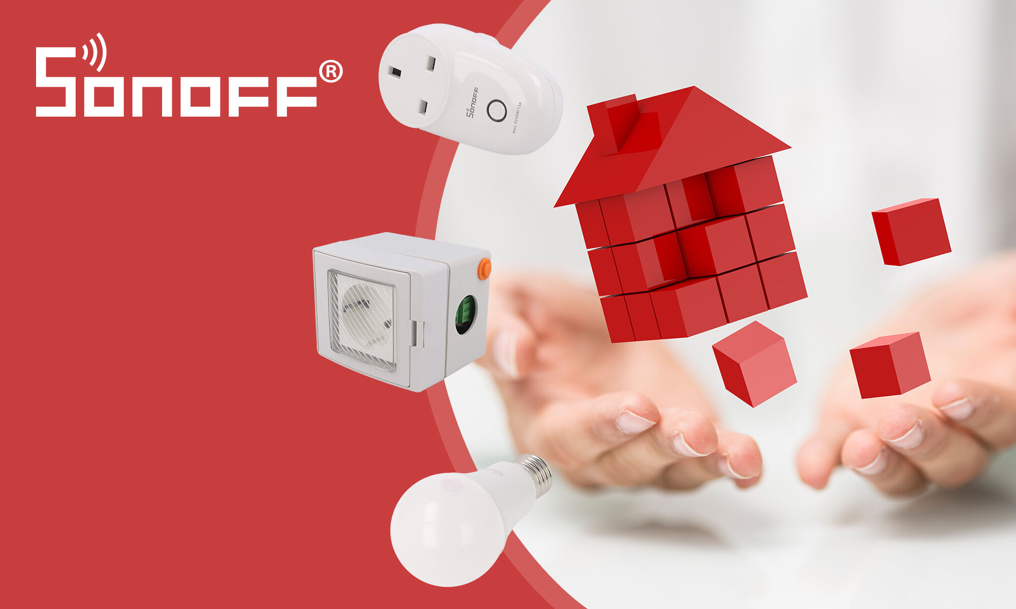 Smart Home con productos de la marca Sonoff