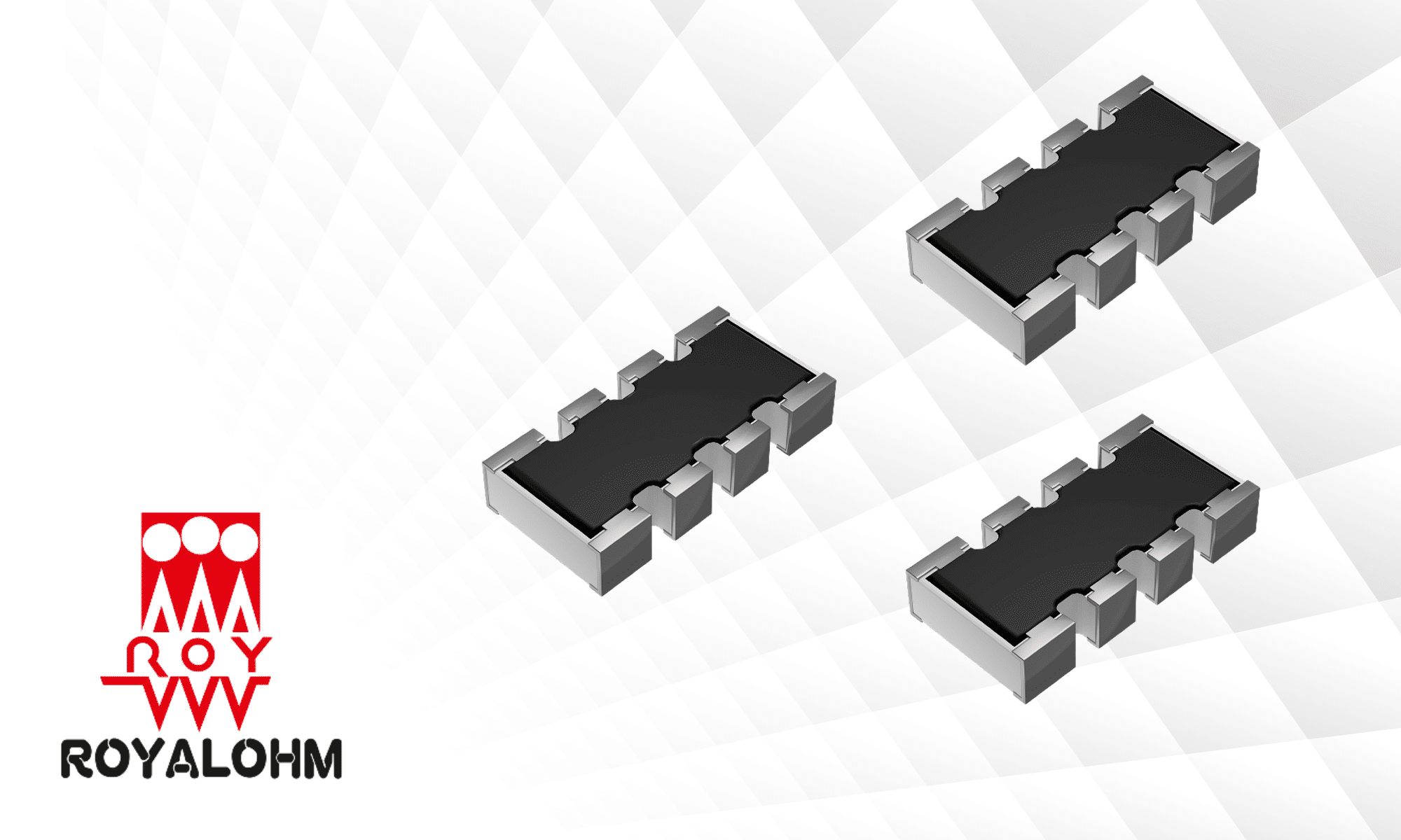 Redes de resistencias SMD de la marca Royal OHM