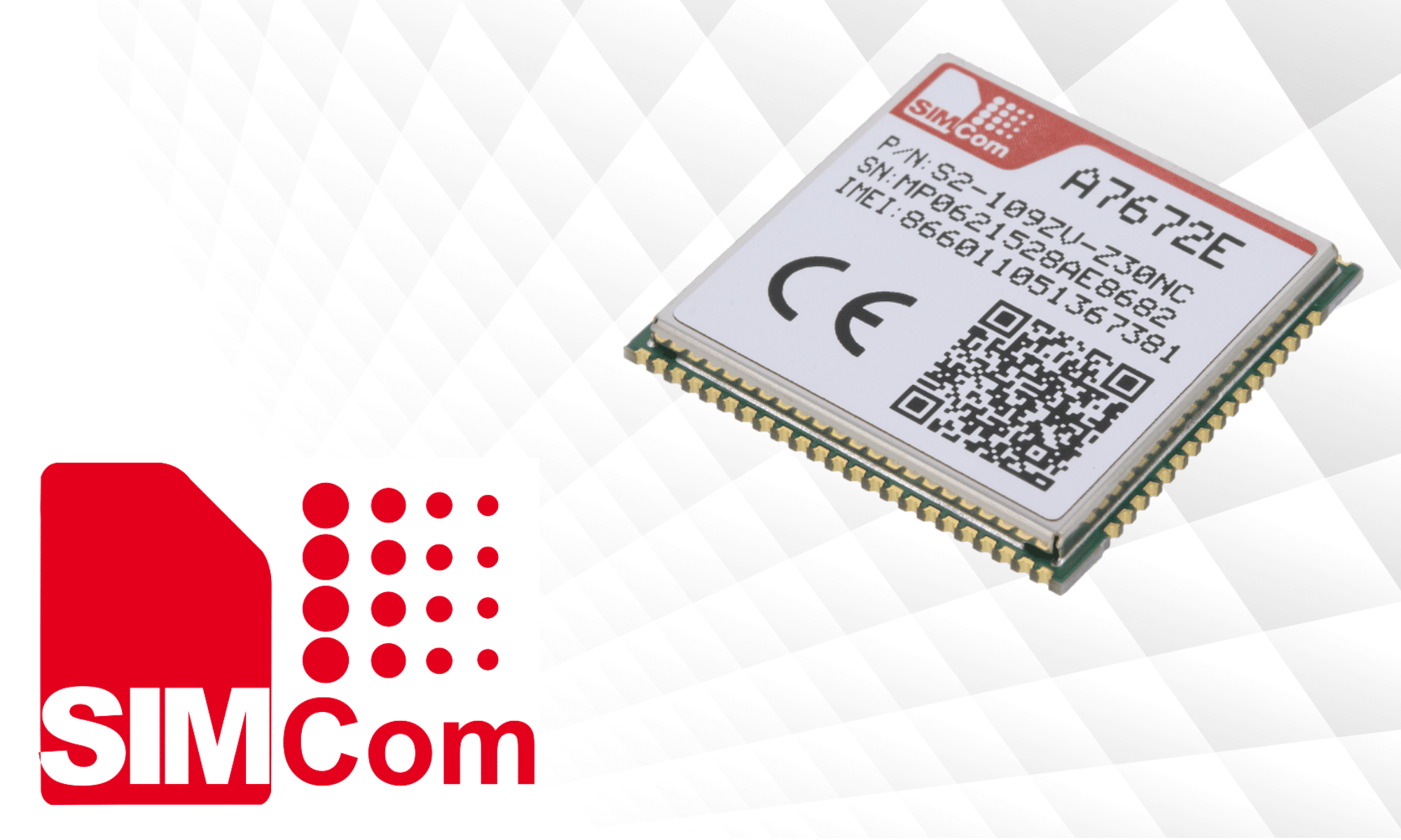 Módulos de comunicación Simcom de la serie A7672