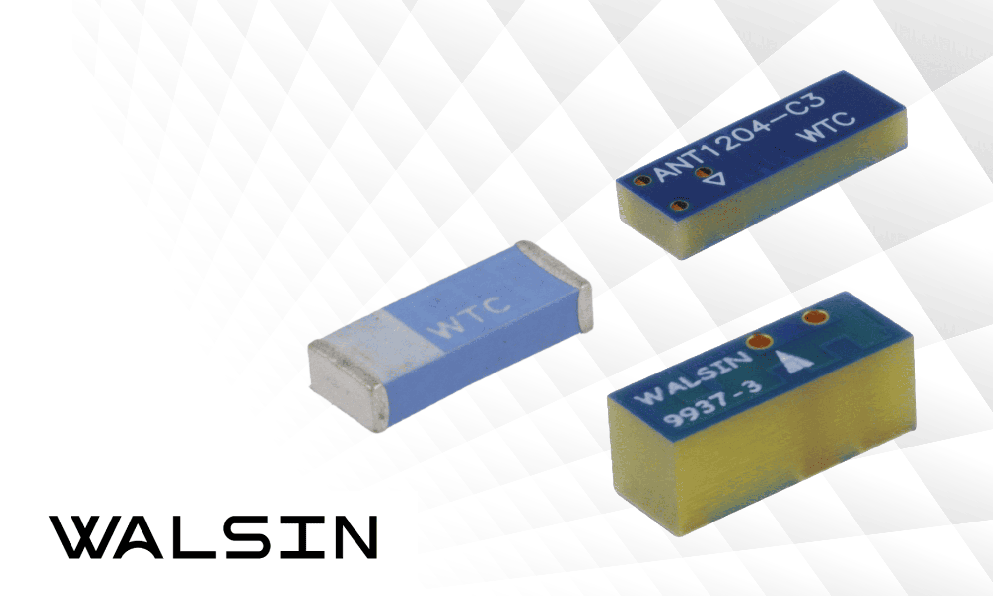Antenas SMD y dipolos de la marca Walsin