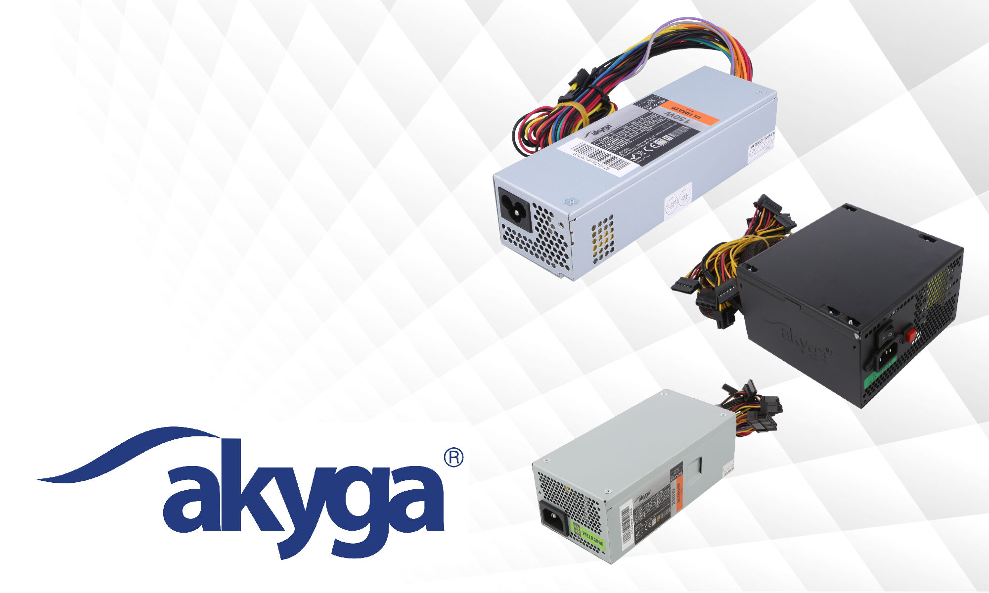 Fuentes de alimentación del ordenador de la marca Akyga