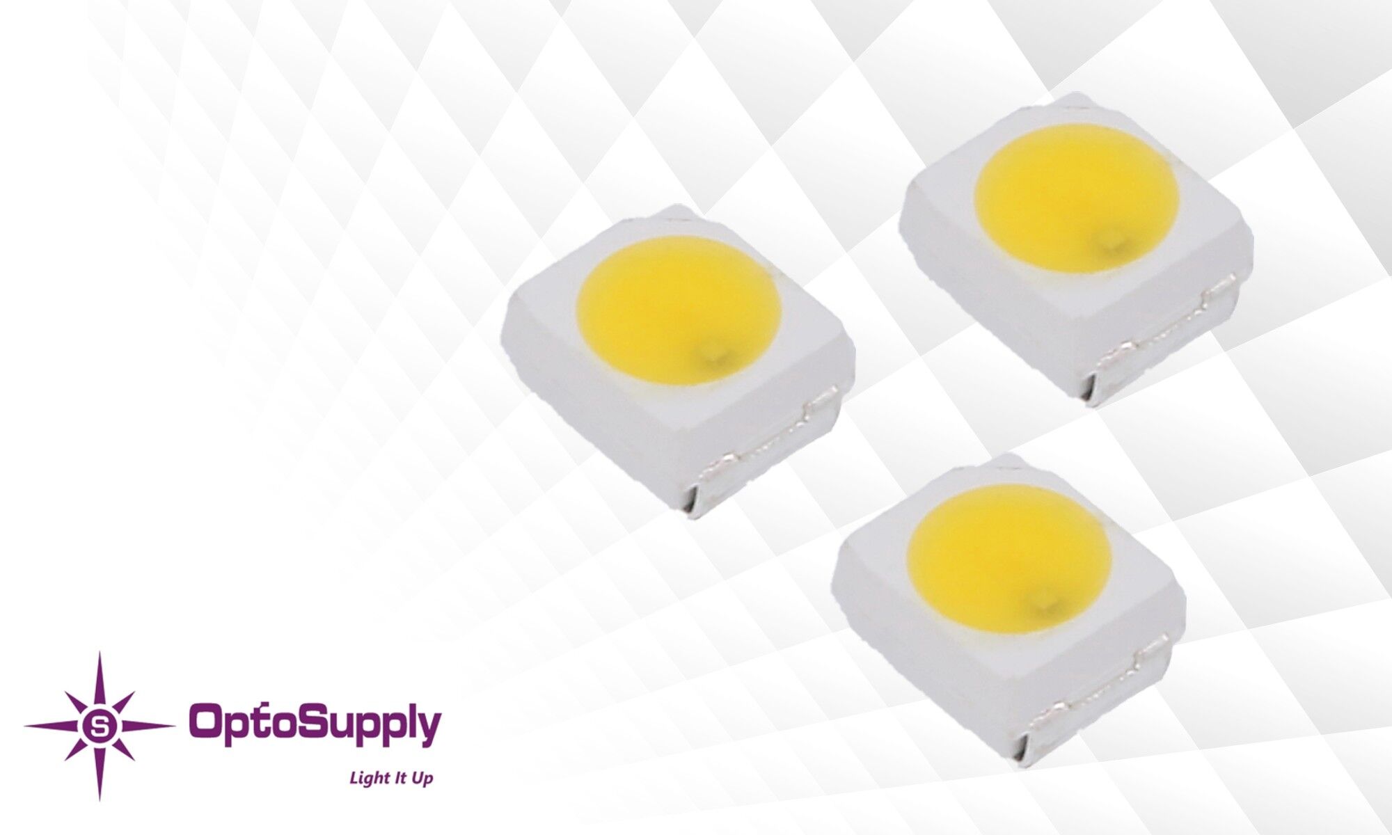 Diodos LED SMD de 12V de la marca OptoSupply