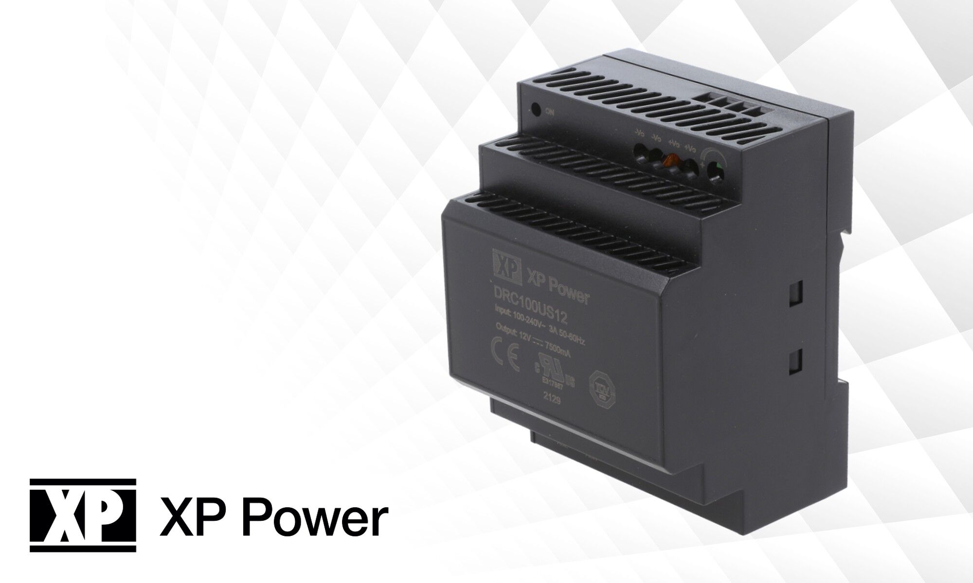 Universal DIN rail-mounted power supplies by XP POWER