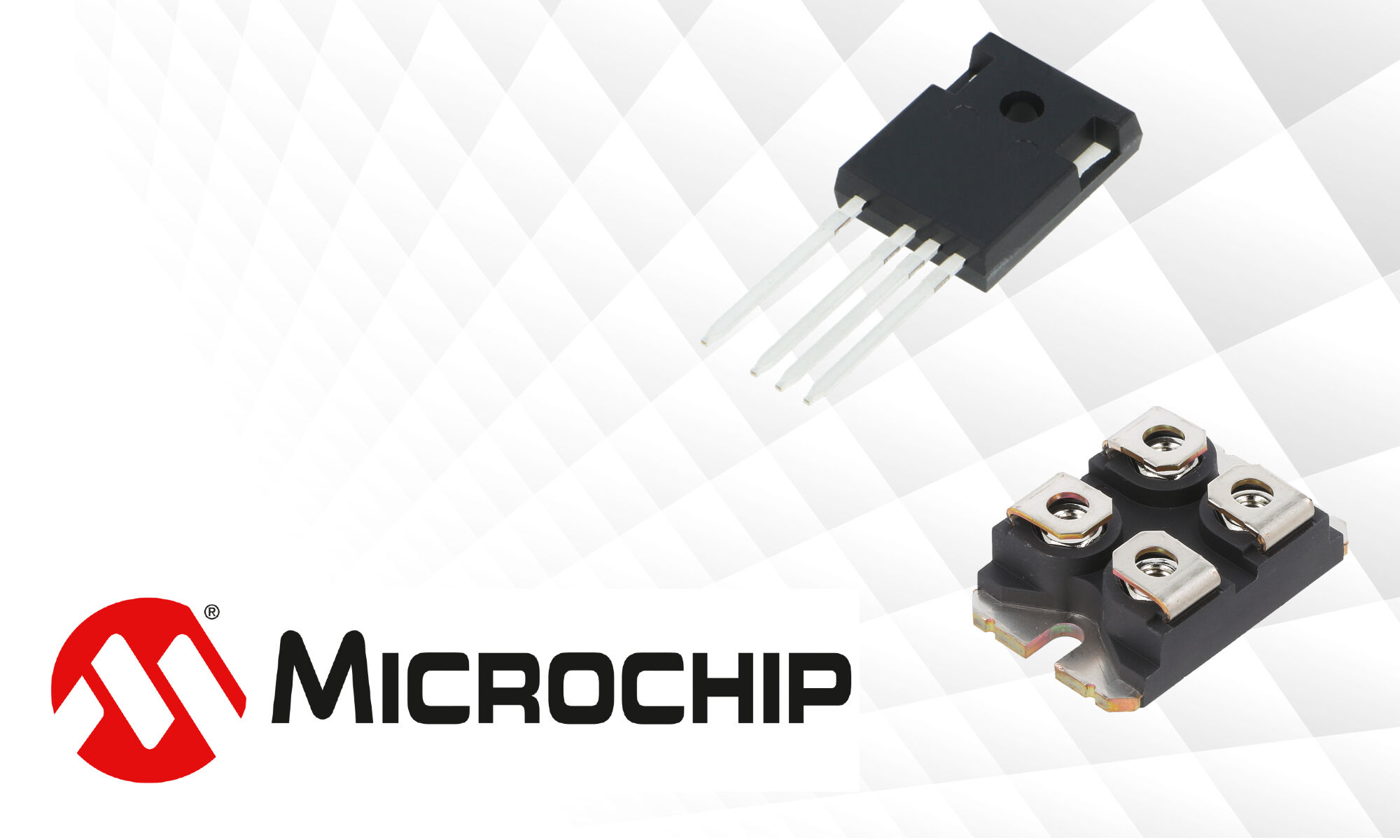 Transistores unipolares de la marca Microchip
