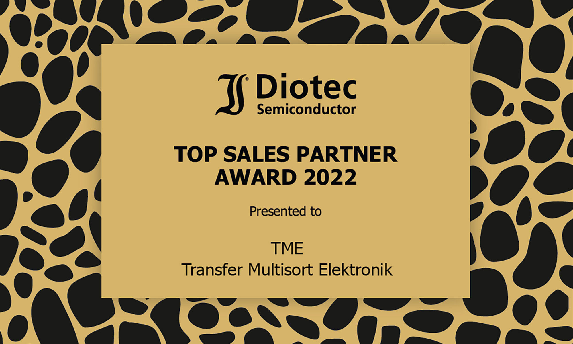 Premio Top Sales Partner Award 2022 de Diotec