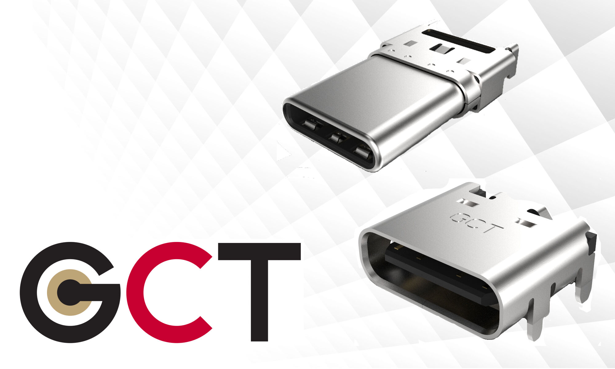 Conectores USB C de la marca Global Connector Technology (GCT)