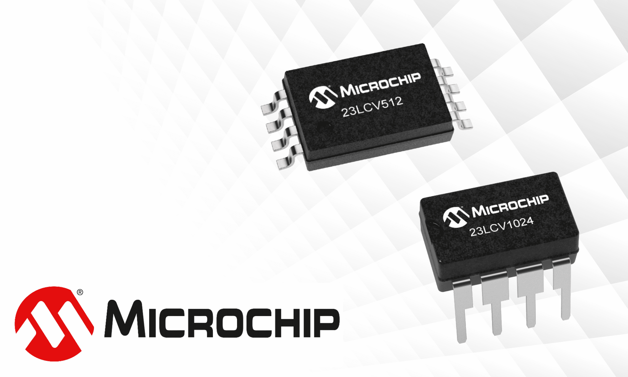Memorias no volátiles NV SRAM de la marca Microchip Technology