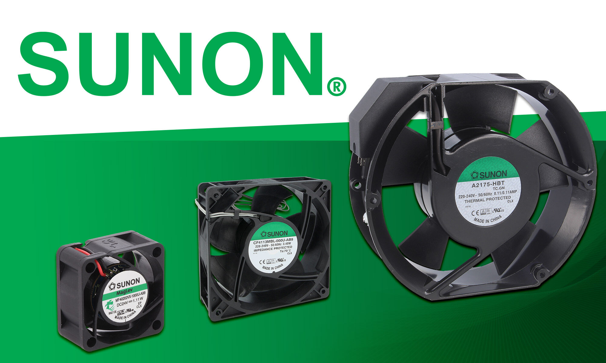 Ventiladores SUNON. Soluciones estándar y más