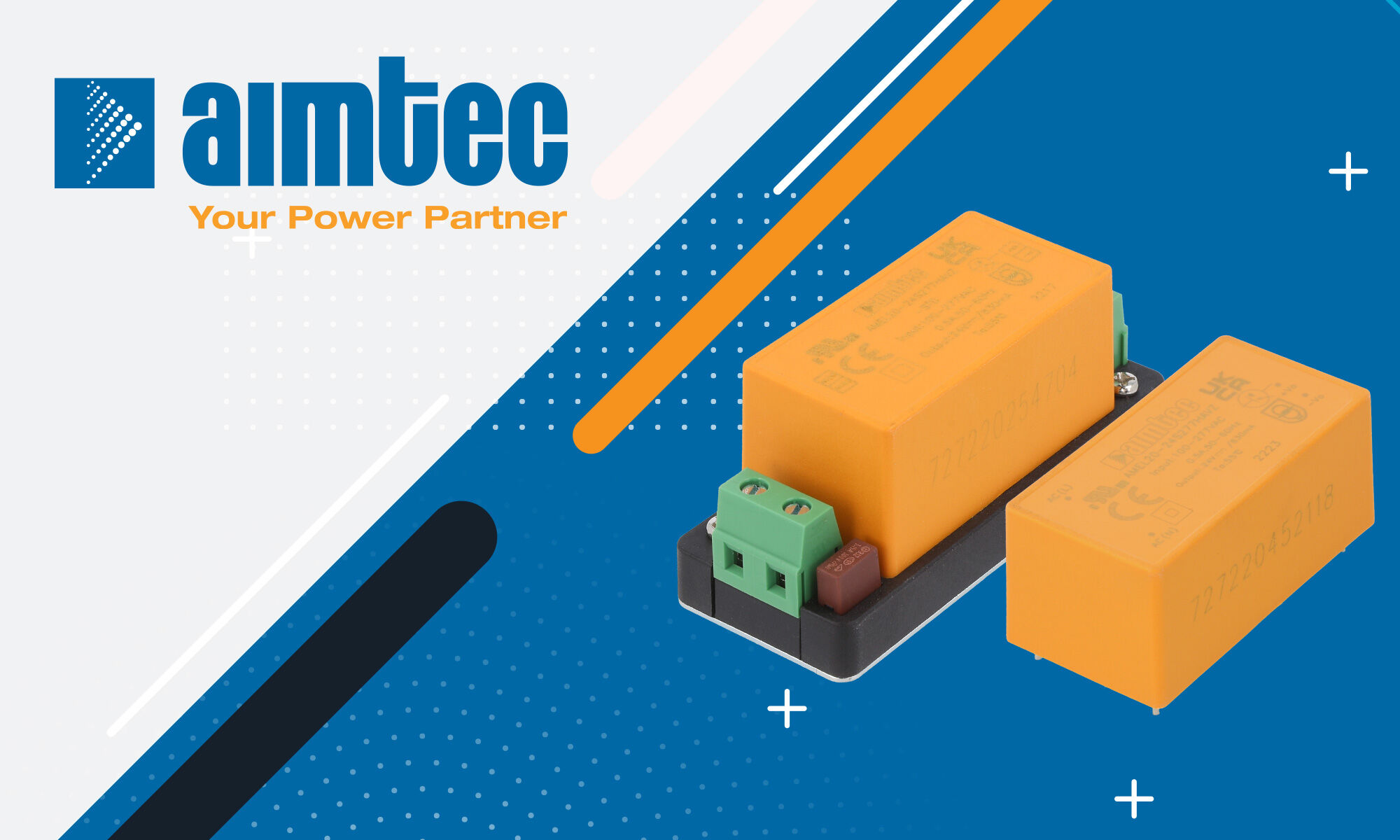Convertidores universales y compactos CA/CC de AIMTEC