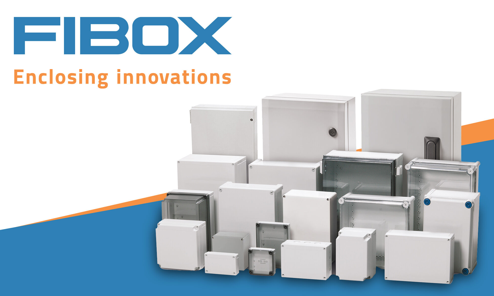 Selección de carcasas universales de la marca Fibox