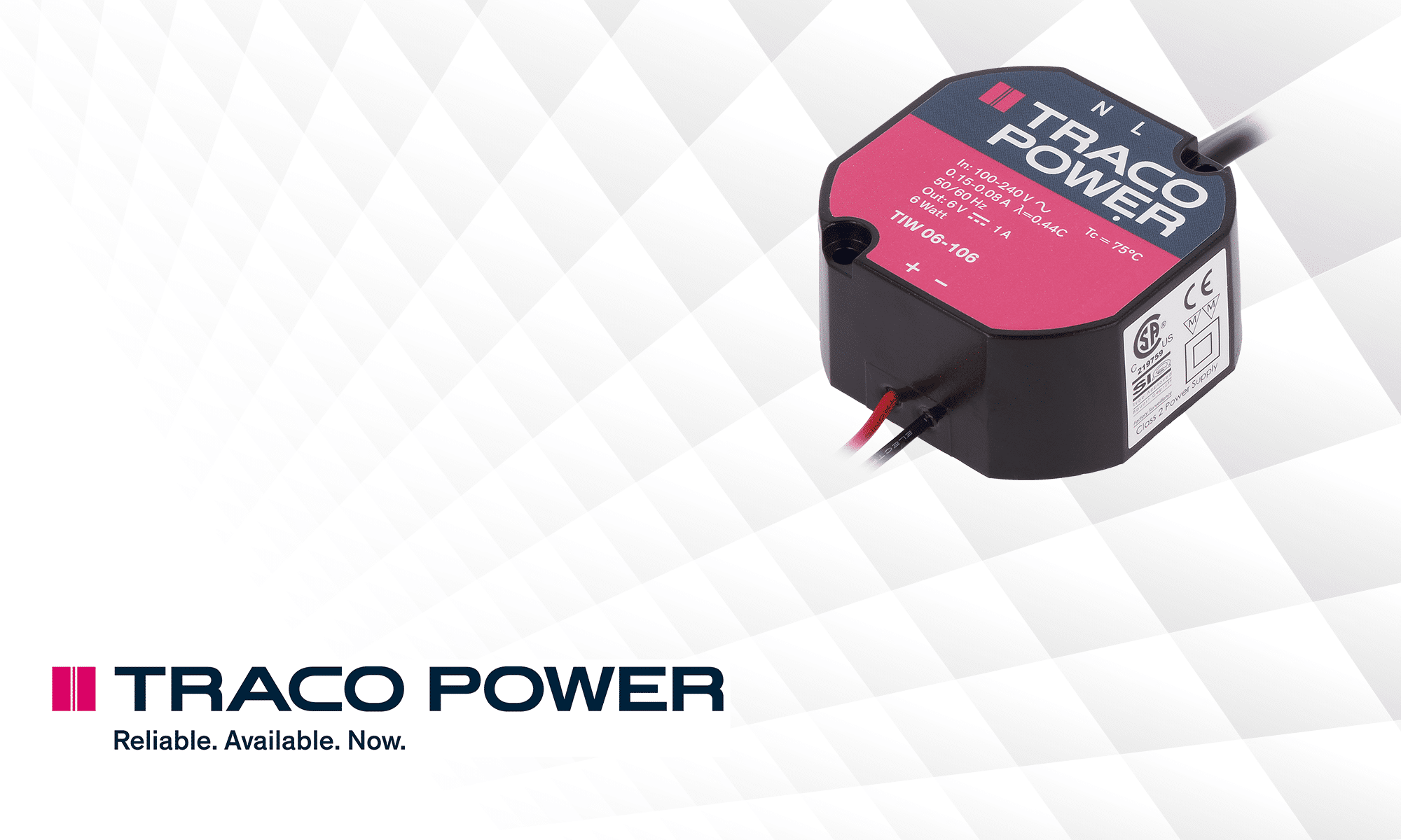 Fuentes de alimentación para montaje empotrado de la marca Traco Power