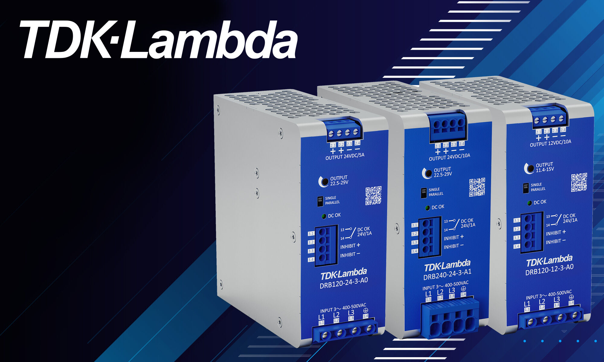 Convertidores y fuentes de alimentación de la marca TDK-Lambda