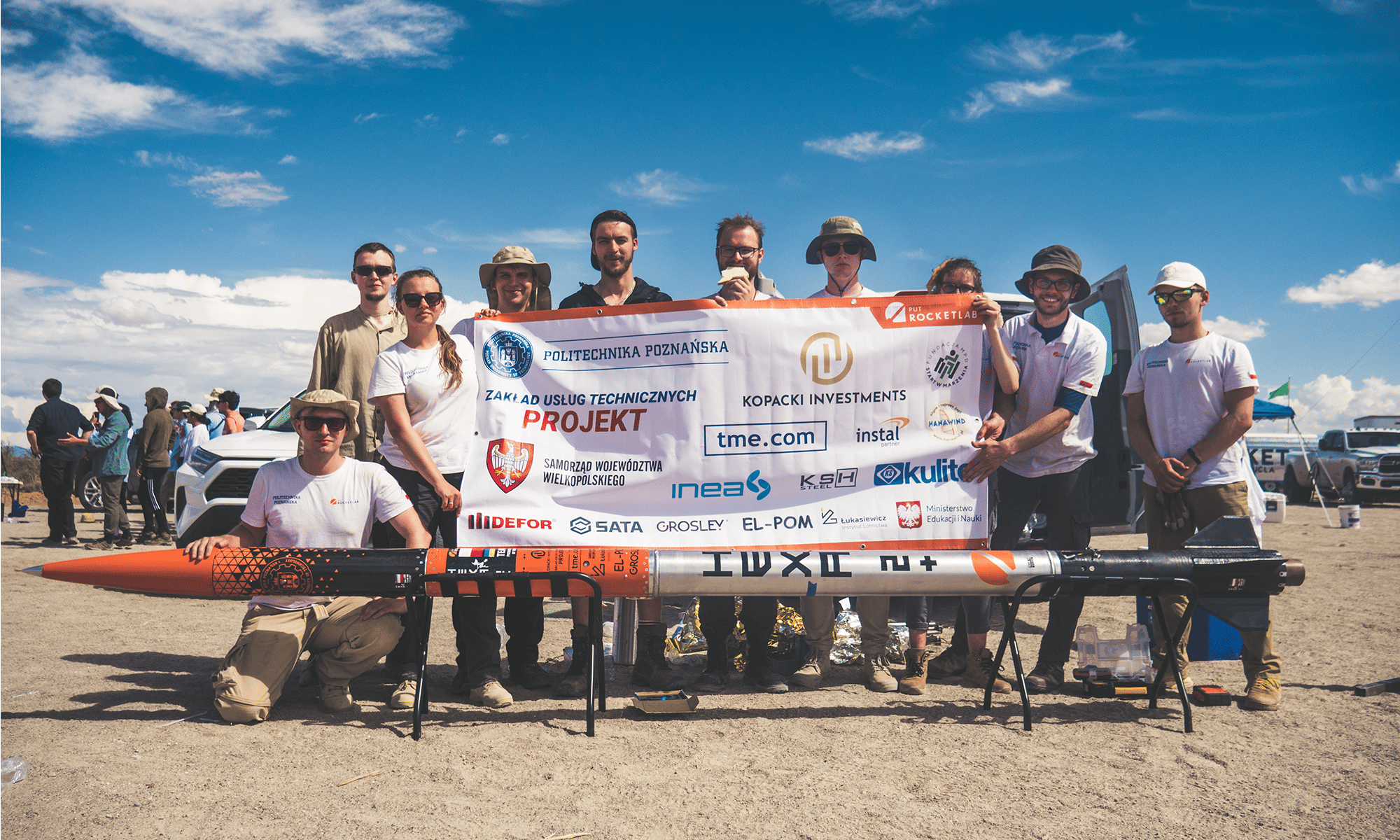How to conquer space? The PUT ROCKETLAB team participates in the prestigious competition