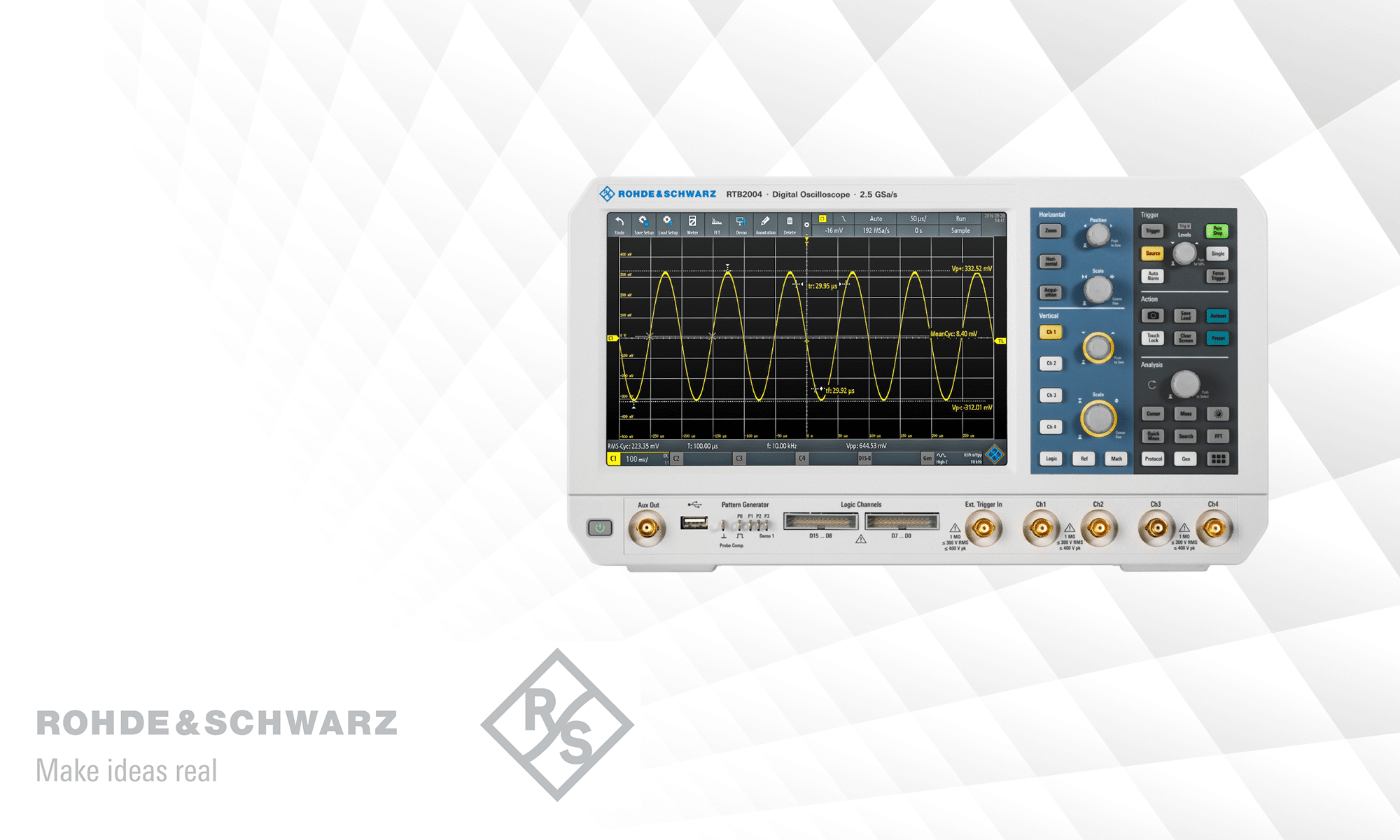 Rohde & Schwarz mixed-signal oscilloscope