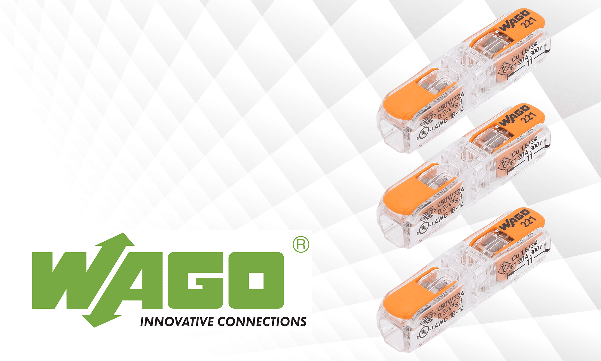 New inline WAGO quick connectors