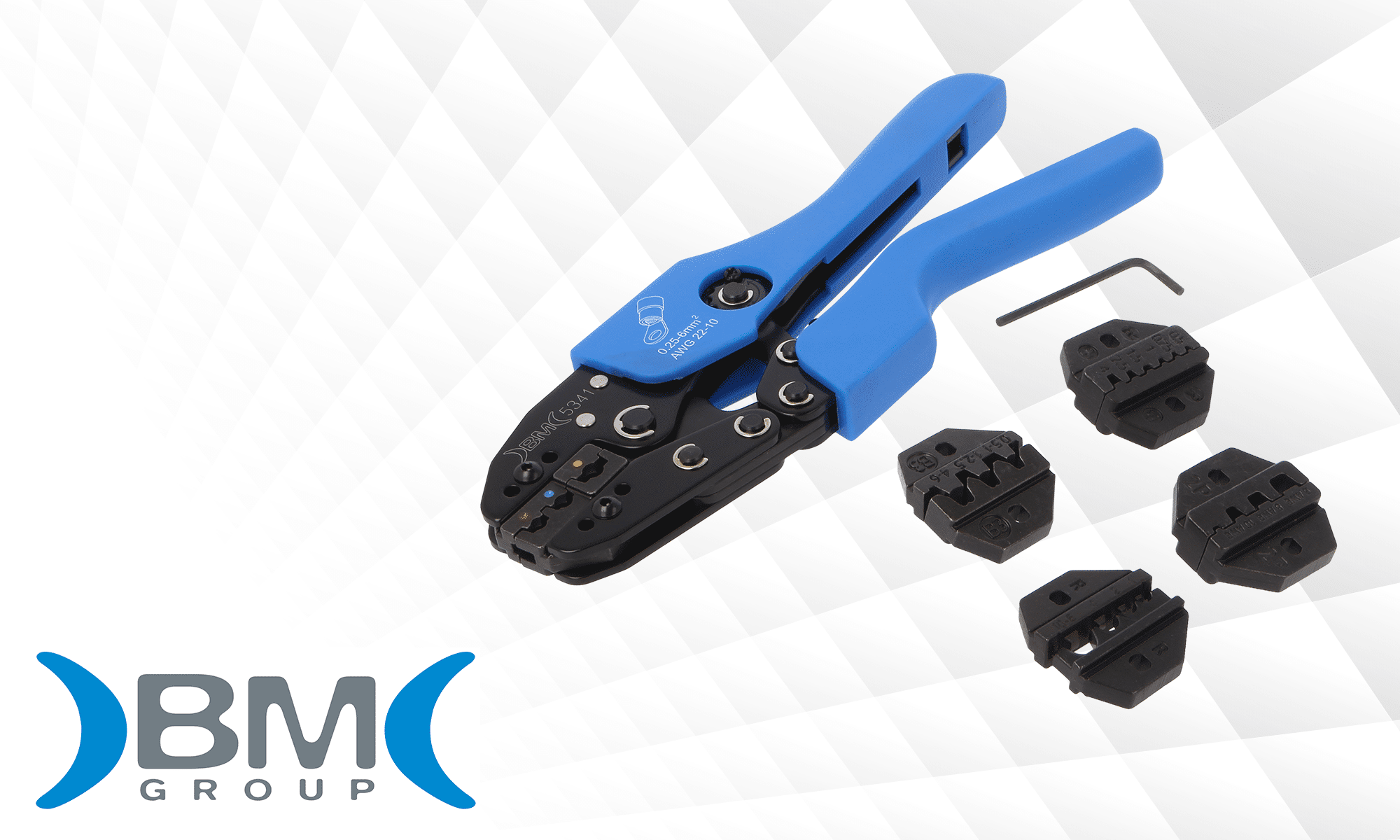 أداة العقص بقوالب قابلة للاستبدال لـBM Group